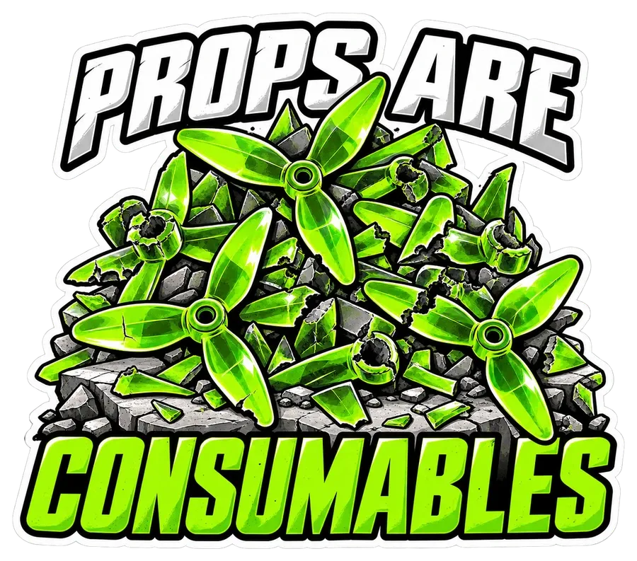 Props Are Consumables Sticker